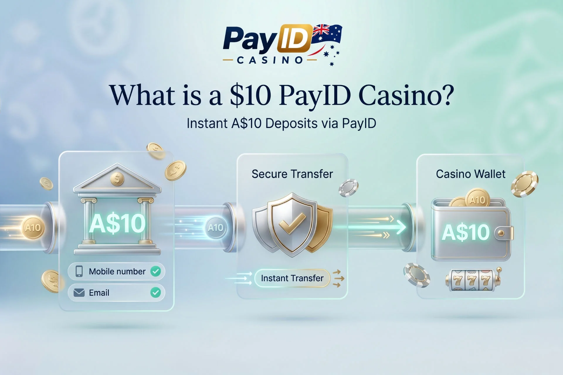 Guide to PayID casinos accepting deposits from just 10 AUD