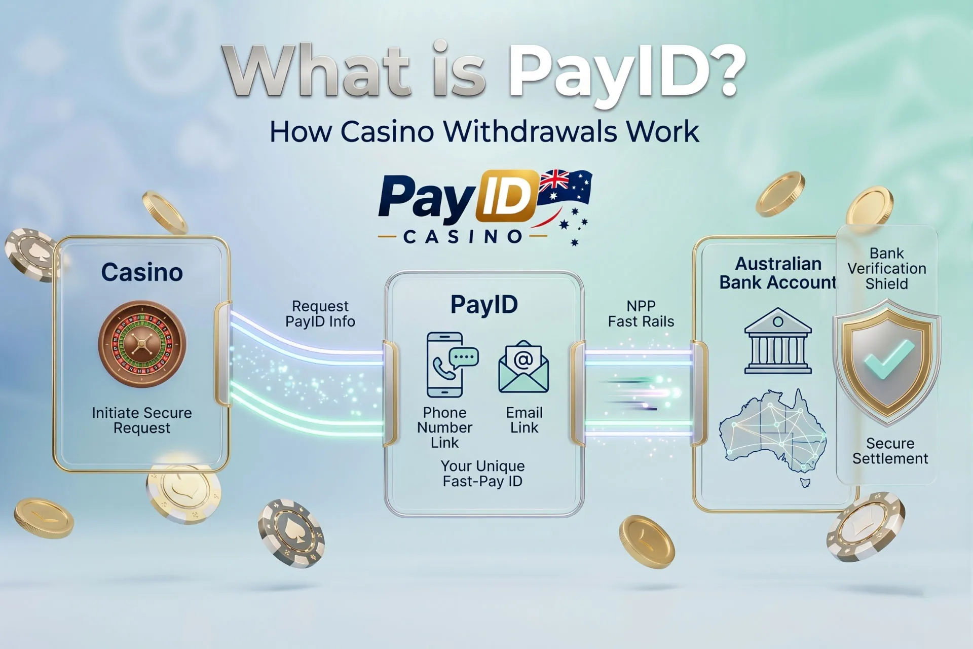 Explanation of PayID withdrawals and instant bank transfers