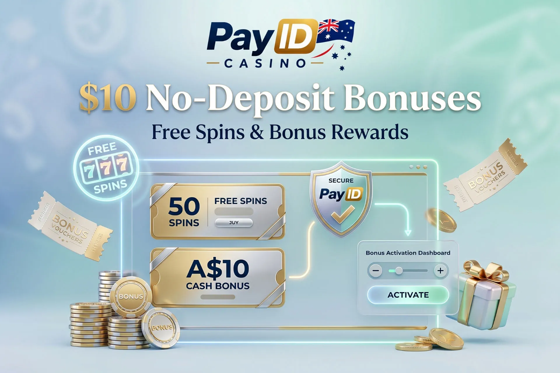 Free spins and bonus offers available at PayID casinos