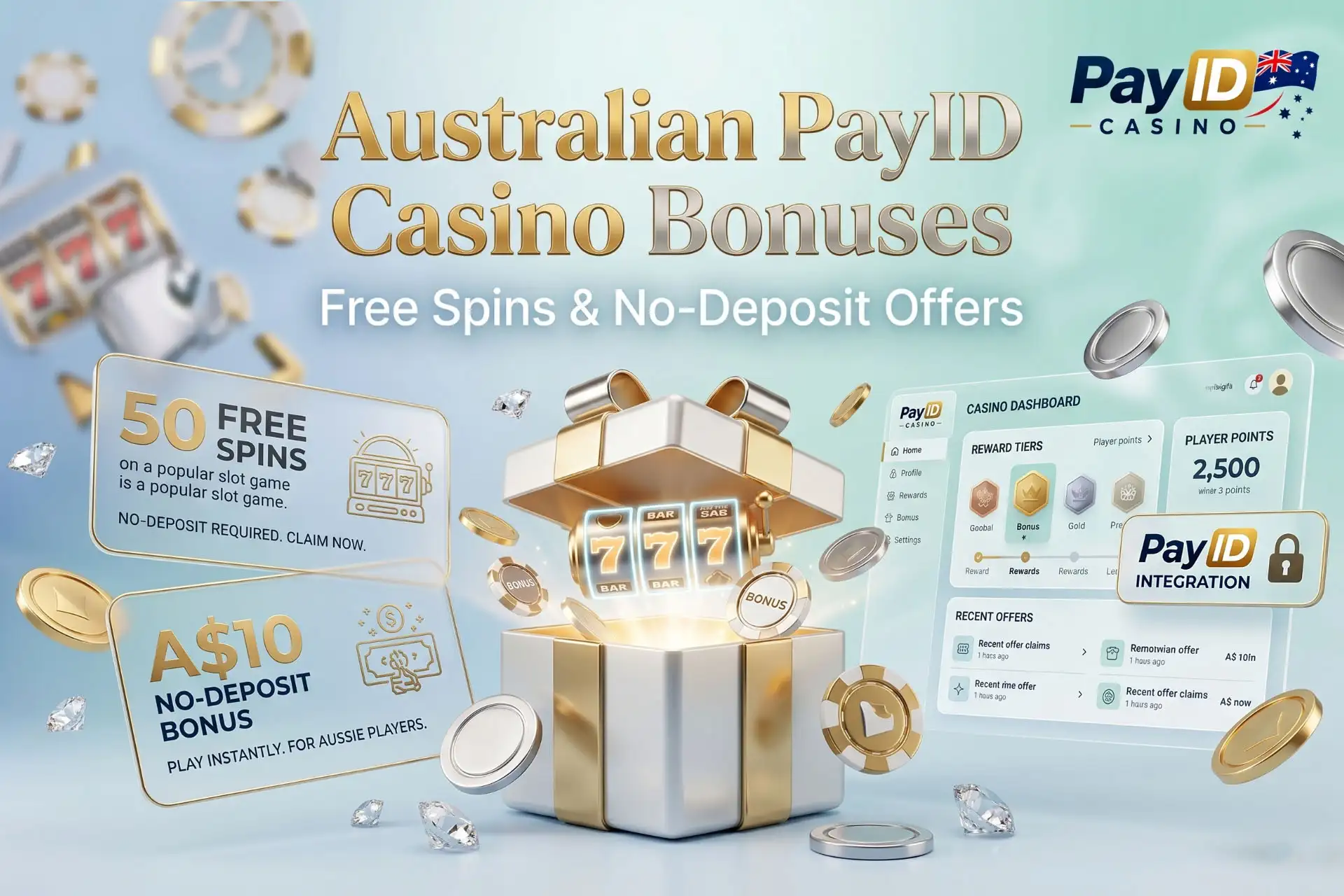 PayID withdrawal casino featuring free spins and bonus promotions