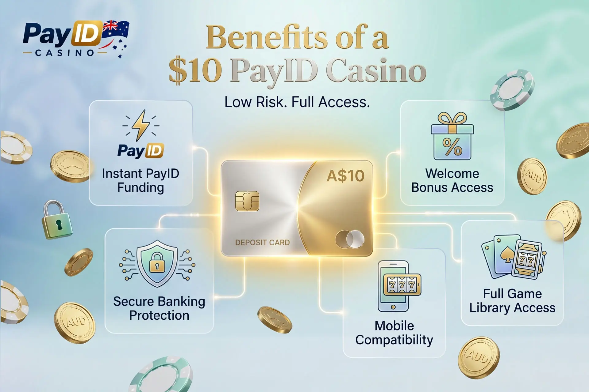 Advantages of low-stake gaming with PayID funding methods